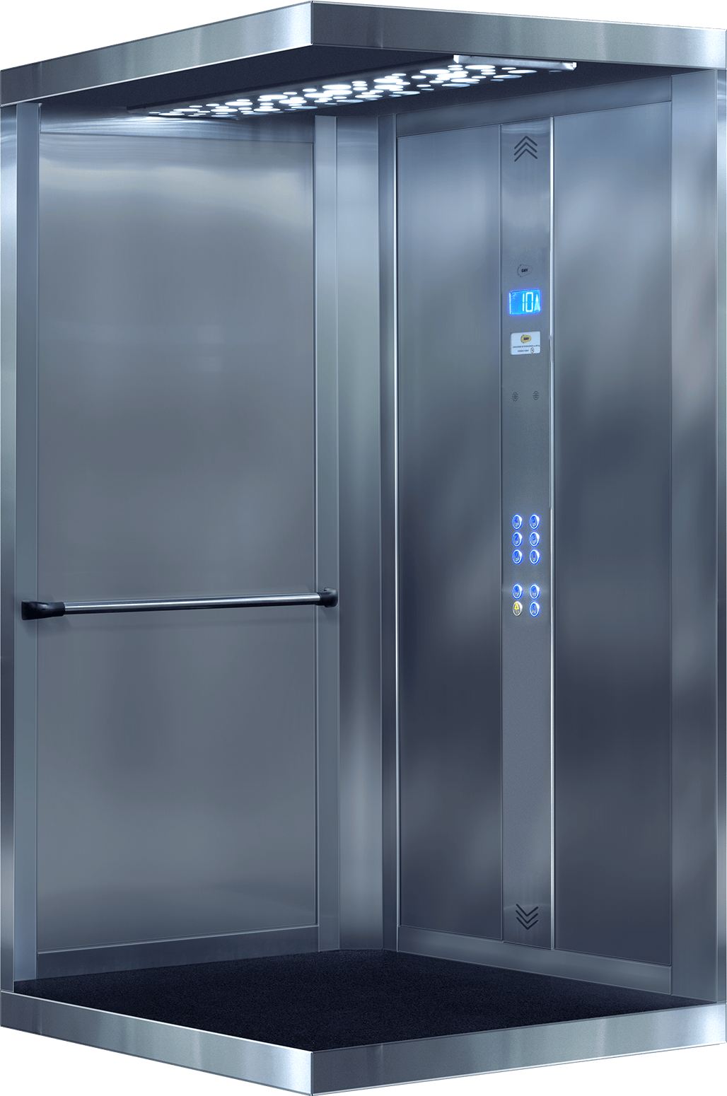 Cabine Aço Inox Scotch Brite